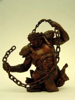 Tarkus color bronze. Estátua. Medicos. Jojo's Bizarre Adventure