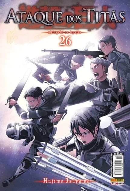 Mangá Ataque dos Titãs (Attack on Titan). Vol 26. Panini. Lacrado