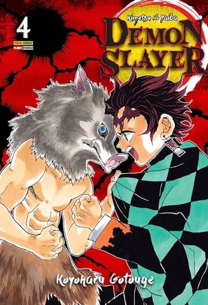 Mangá Demon Slayer (Kimetsu no Yaiba). vol 4. Panini. Lacrado.