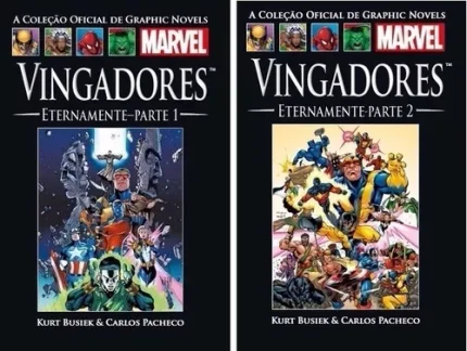 Vingadores: Eternamente parte 1 e 2 (história completa). Marvel. Salvat