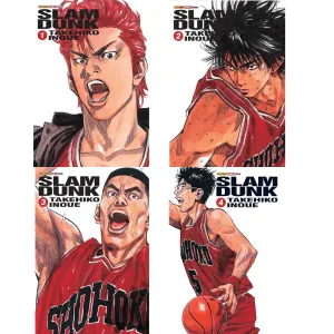 Manga Slam Dunk. Vols 1 até 4. Panini