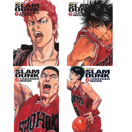 Manga Slam Dunk. Vols 1 até 4. Panini