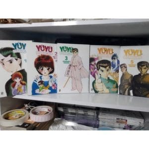 Mangá Yu Yu Hakusho. Vol 1 até 5. JBC