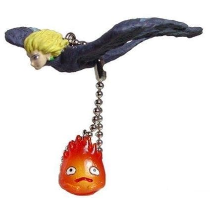 Holw e Calcifer. Studio Ghibli. Castelo Animado. Cominica