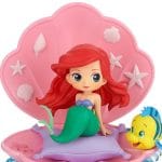 Ariel e Linguado. QPosket Stories. Bandai. A Pequena Sereia